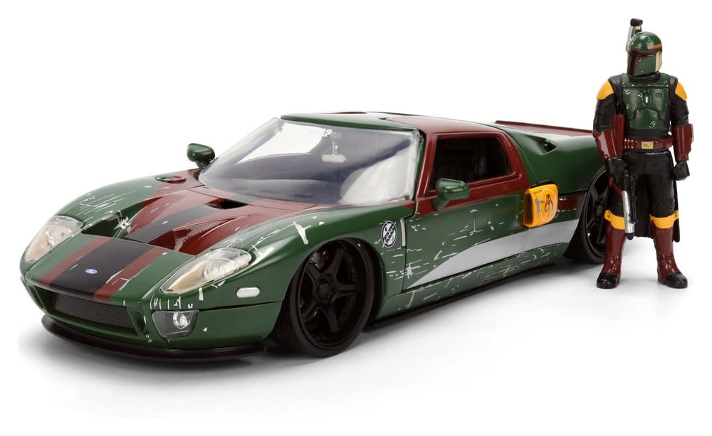 Star Wars Diecast Model 1:24 Boba Fett 2005 Ford GT