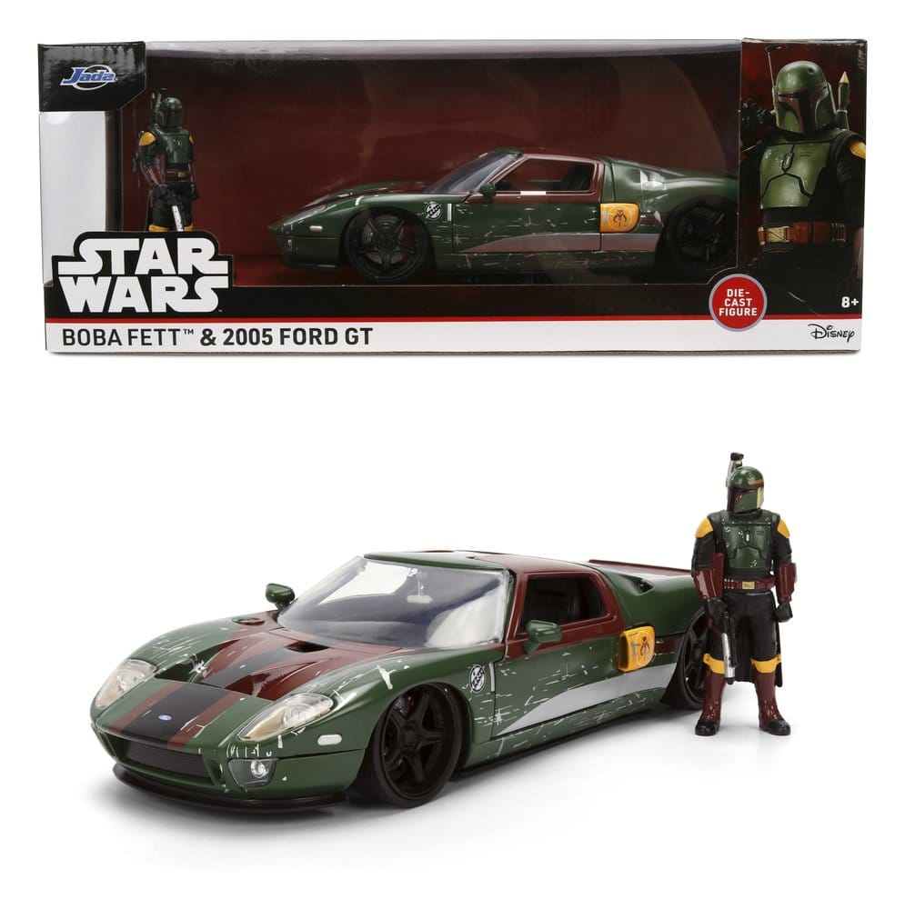 Star Wars Diecast Model 1:24 Boba Fett 2005 Ford GT