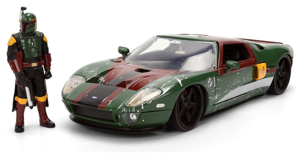 Star Wars Diecast Model 1:24 Boba Fett 2005 Ford GT