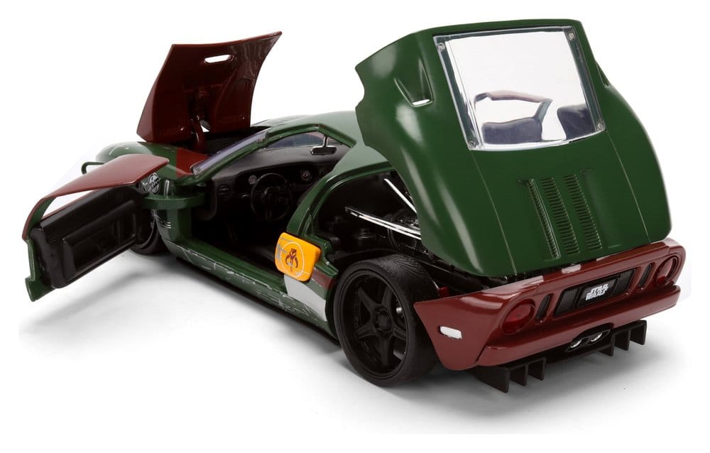 Star Wars Diecast Model 1:24 Boba Fett 2005 Ford GT