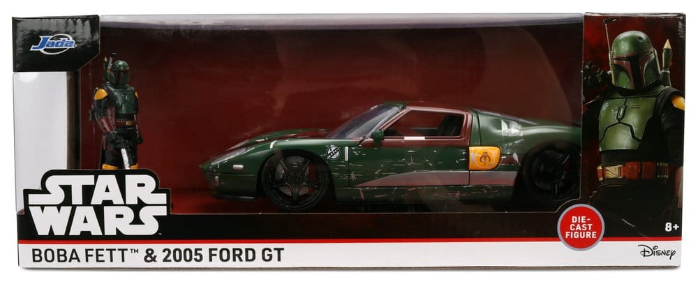 Star Wars Diecast Model 1:24 Boba Fett 2005 Ford GT
