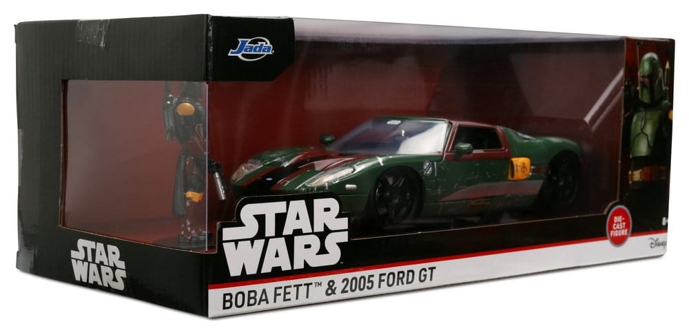 Star Wars Diecast Model 1:24 Boba Fett 2005 Ford GT