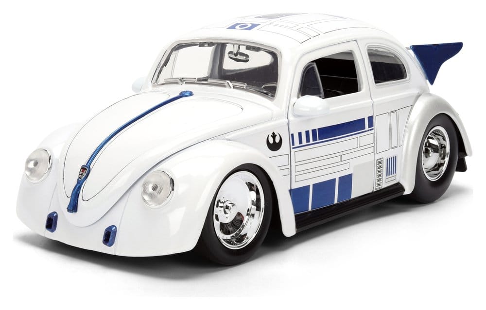 Star Wars Diecast Model 1:24 R2-D2 1959 VW Drag Beetle