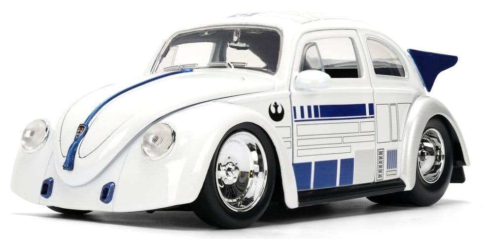 Star Wars Diecast Model 1:24 R2-D2 1959 VW Drag Beetle