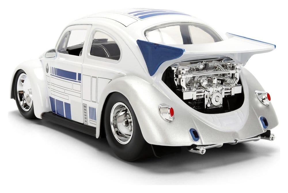 Star Wars Diecast Model 1:24 R2-D2 1959 VW Drag Beetle