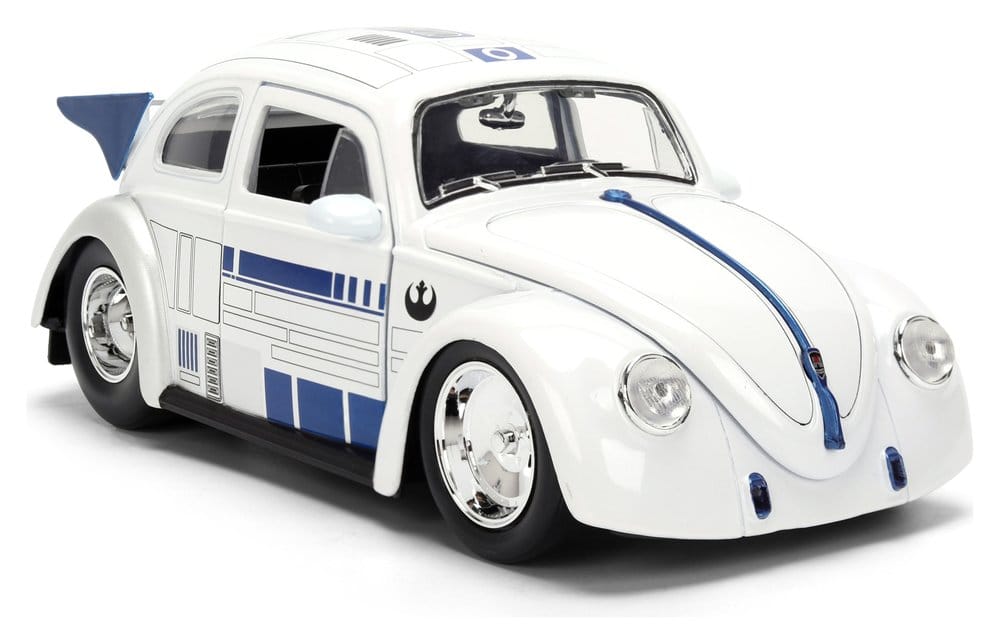 Star Wars Diecast Model 1:24 R2-D2 1959 VW Drag Beetle