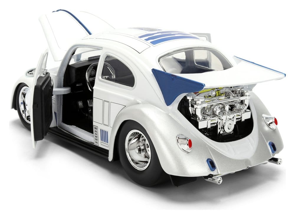 Star Wars Diecast Model 1:24 R2-D2 1959 VW Drag Beetle