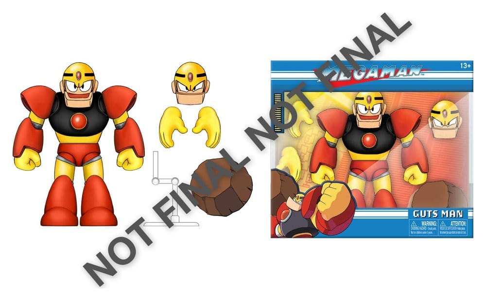 Mega Man Action Figure Guts Man 15 cm