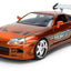 Fast & Furious Diecast Model 1/24 Anniversary Toyota Supra 9 cm