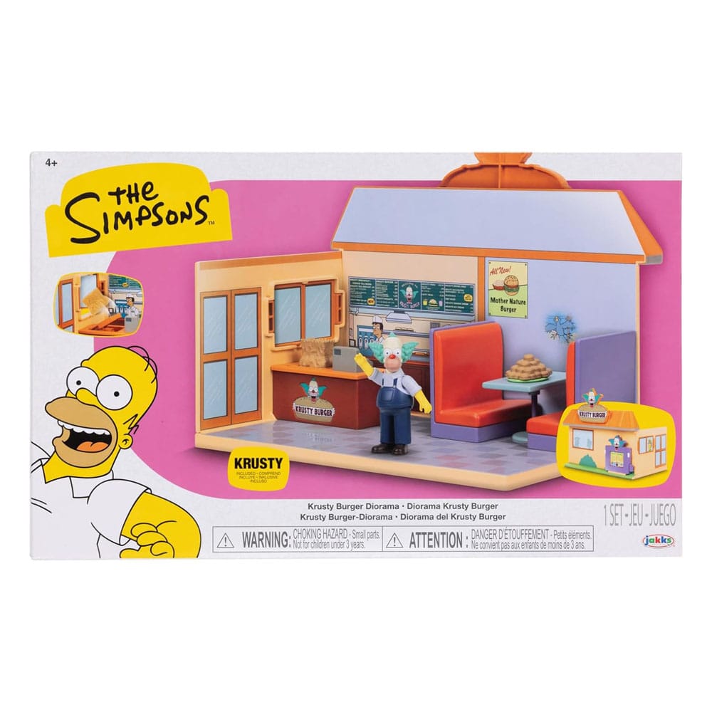 Simpsons Mini Figure Playset Krusty Burger