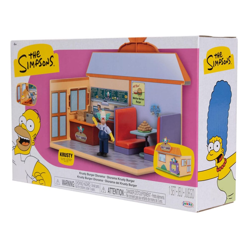 Simpsons Mini Figure Playset Krusty Burger
