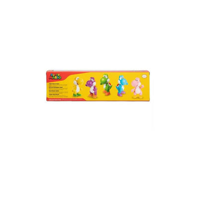 World of Nintendo Super Mario Mini Figure 5-Pack Yoshi 6 cm