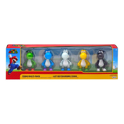 World of Nintendo Super Mario Mini Figure 5-Pack Yoshi 6 cm