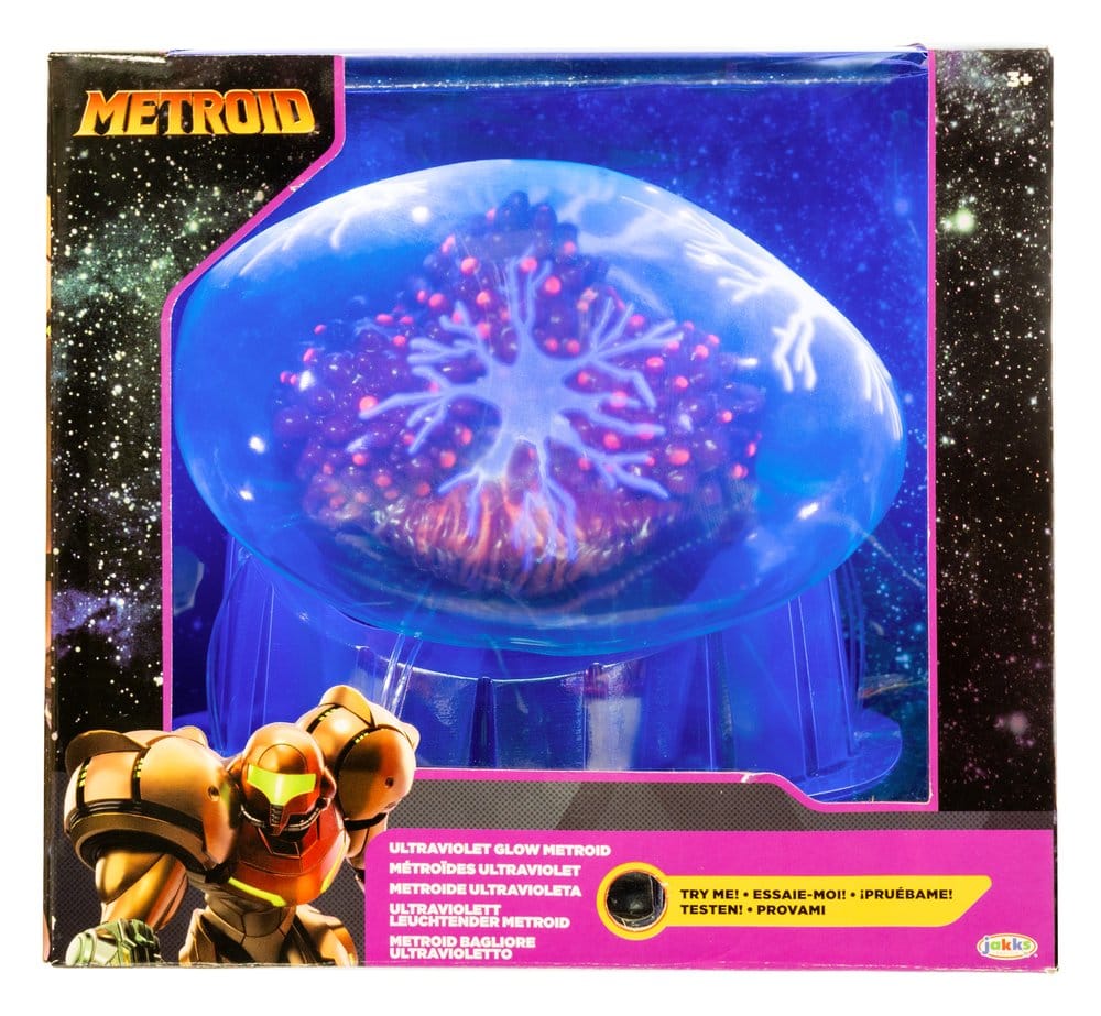World of Nintendo Metroid Prime Actionfigure Metroid Ultraviolet Glow 15 cm