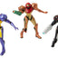 World of Nintendo Metroid Mini Figure 3-Pack Chozo Power Suits 6 cm