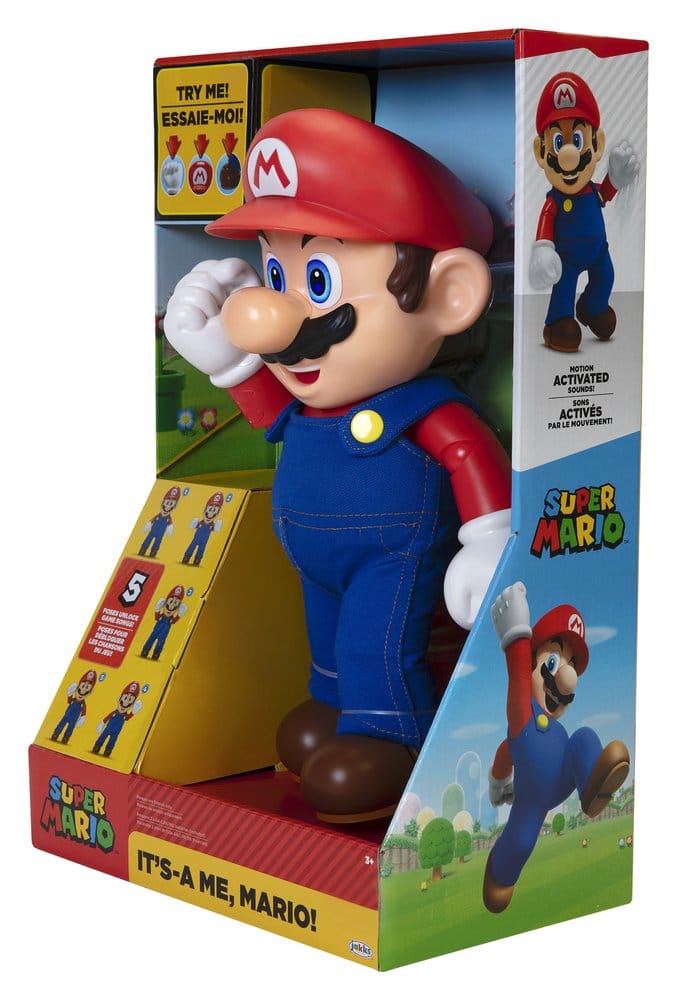 World of Nintendo Talking Action Figure It's-A Me! Mario 36 cm