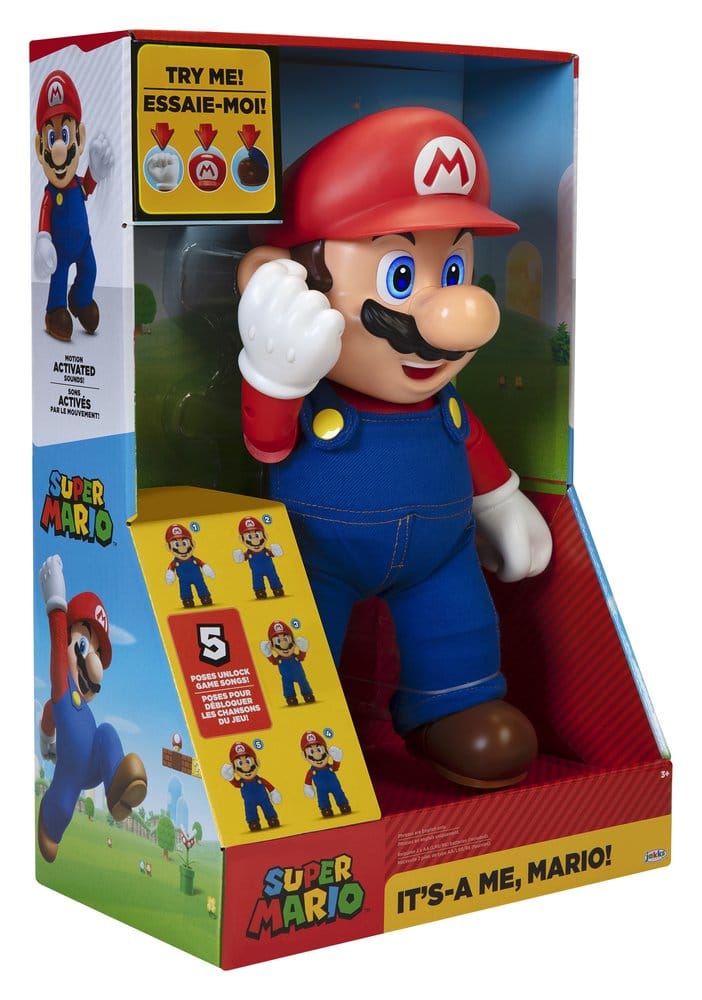 Super Mario Talking Action Figure It's-A Me! Mario 36 cm