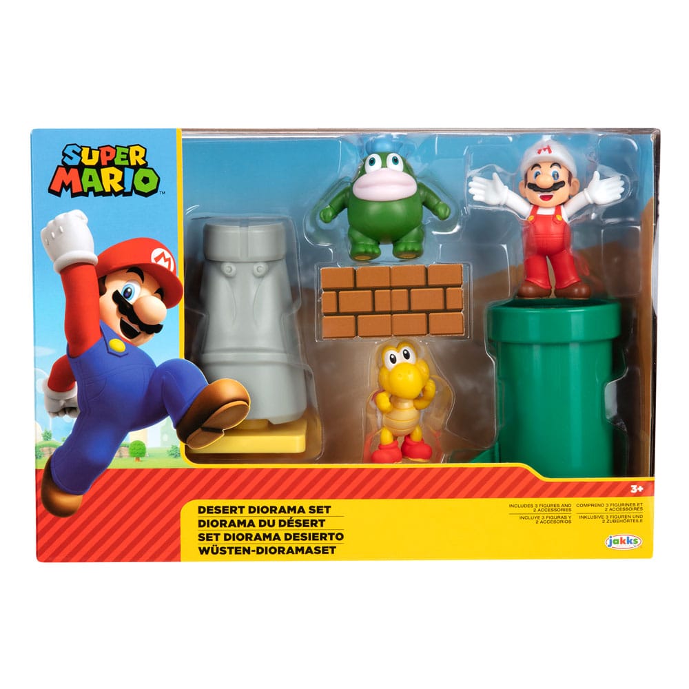 World of Nintendo Super Mario Diorama Set Desert