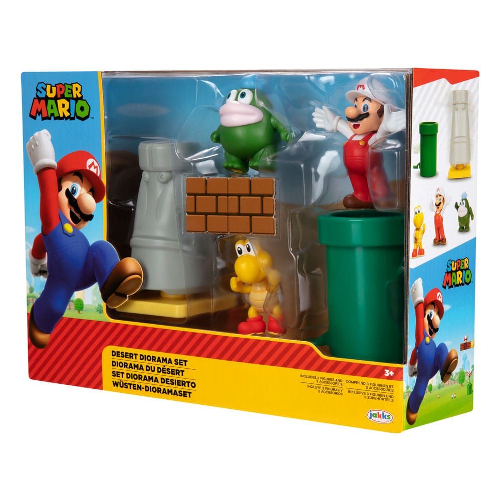 World of Nintendo Super Mario Diorama Set Desert