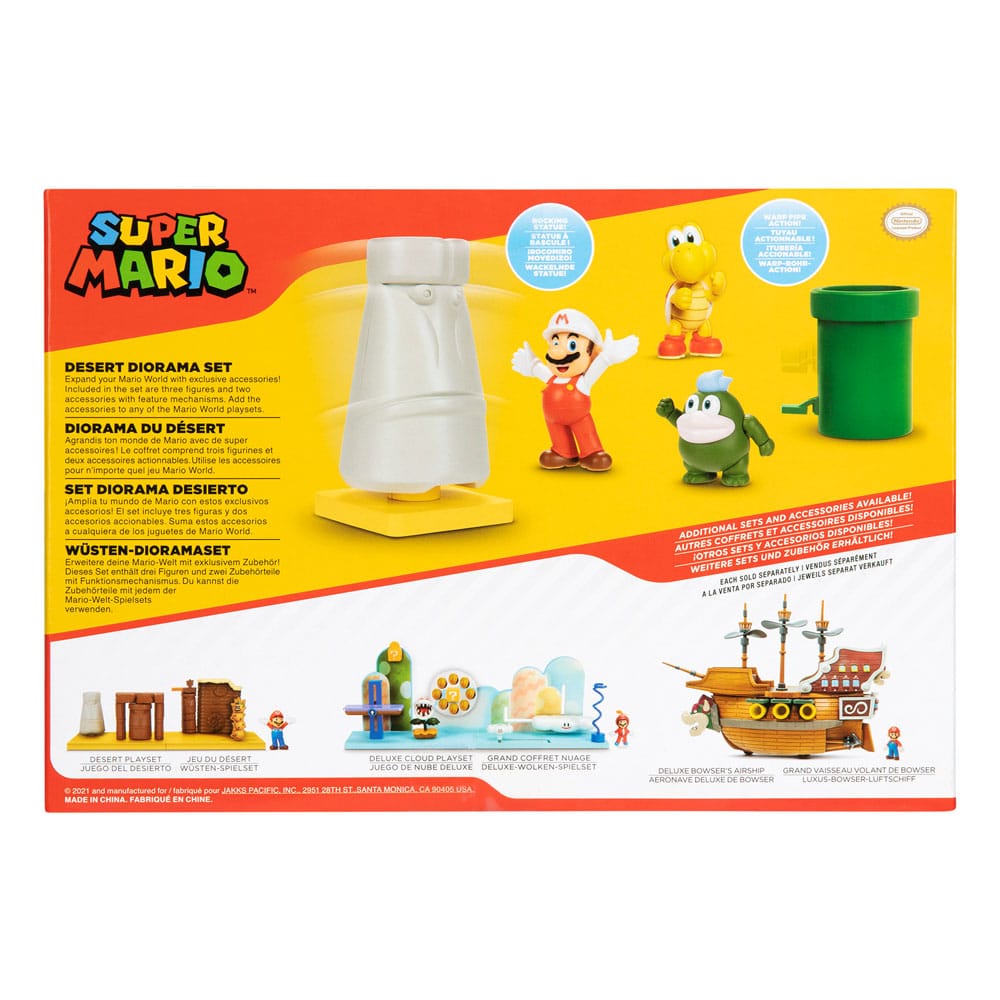 World of Nintendo Super Mario Diorama Set Desert