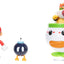 World of Nintendo Mini Figure 2-Pack Mario and Bowser Jr. Clown Car 6 cm