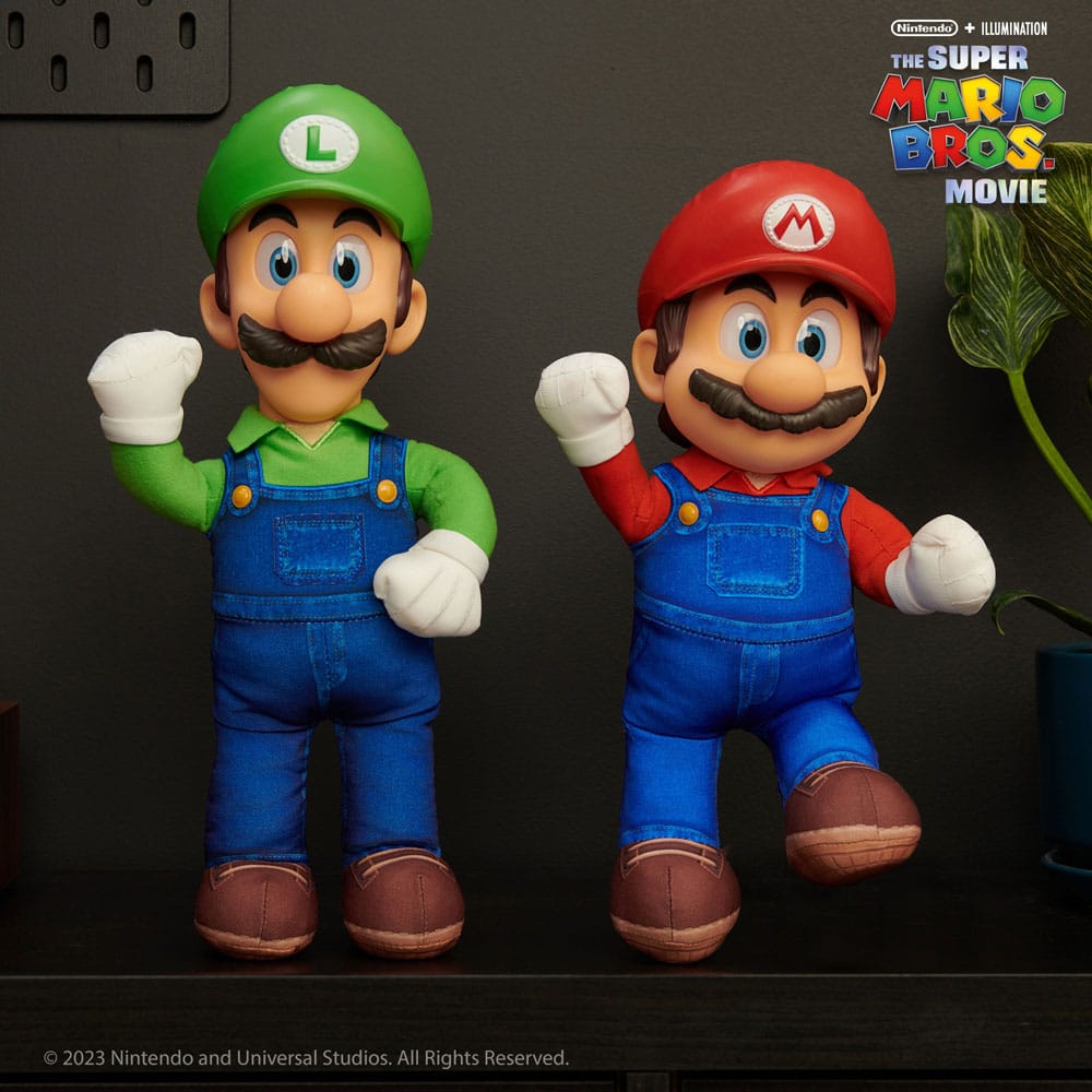 The Super Mario Bros. Movie Plush Figure Luigi 30 cm