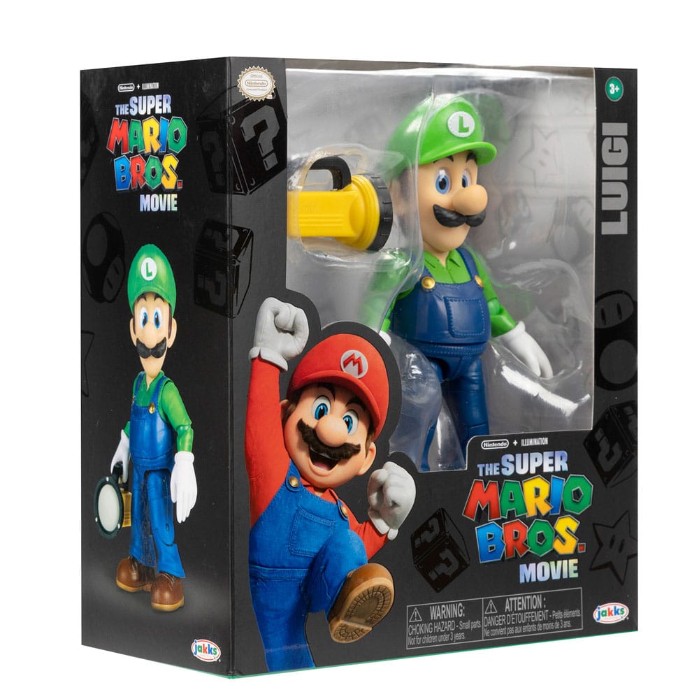 The Super Mario Bros. Movie Action Figure Luigi 13 cm