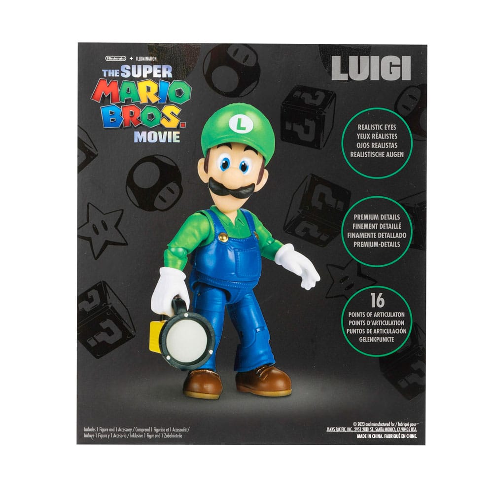 The Super Mario Bros. Movie Action Figure Luigi 13 cm