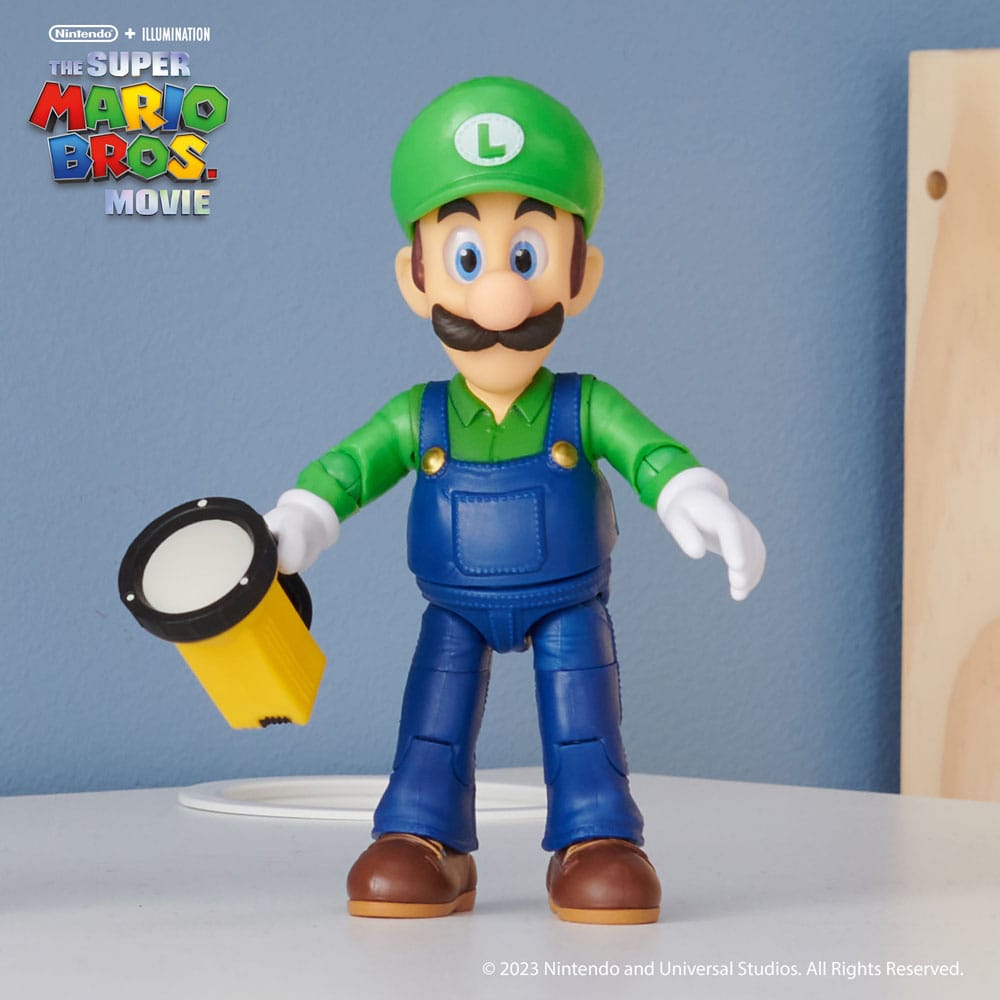 The Super Mario Bros. Movie Action Figure Luigi 13 cm