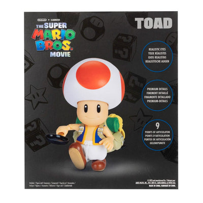 The Super Mario Bros. Movie Action Figure Toad 13 cm