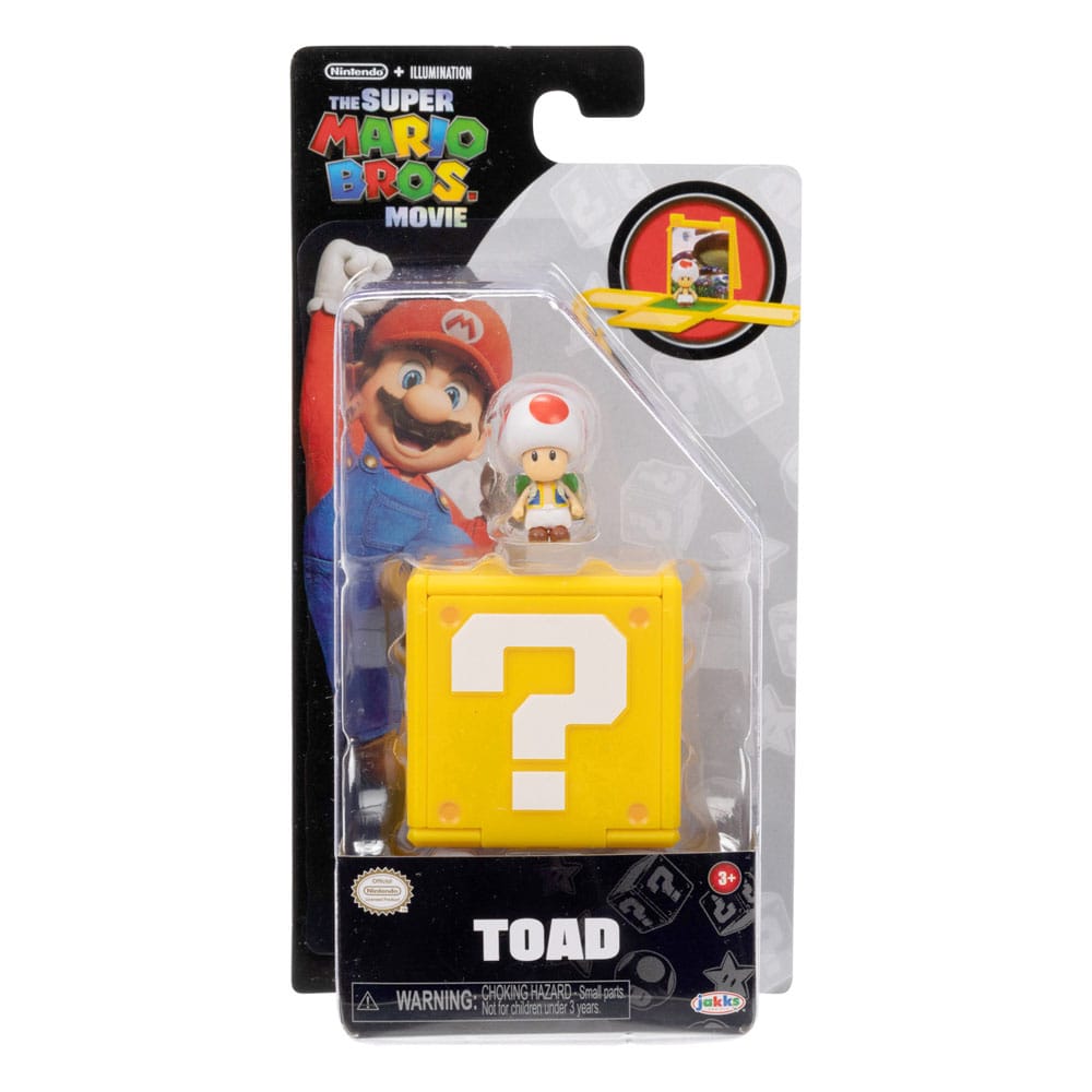 The Super Mario Bros. Movie Mini Figure Toad 3 cm