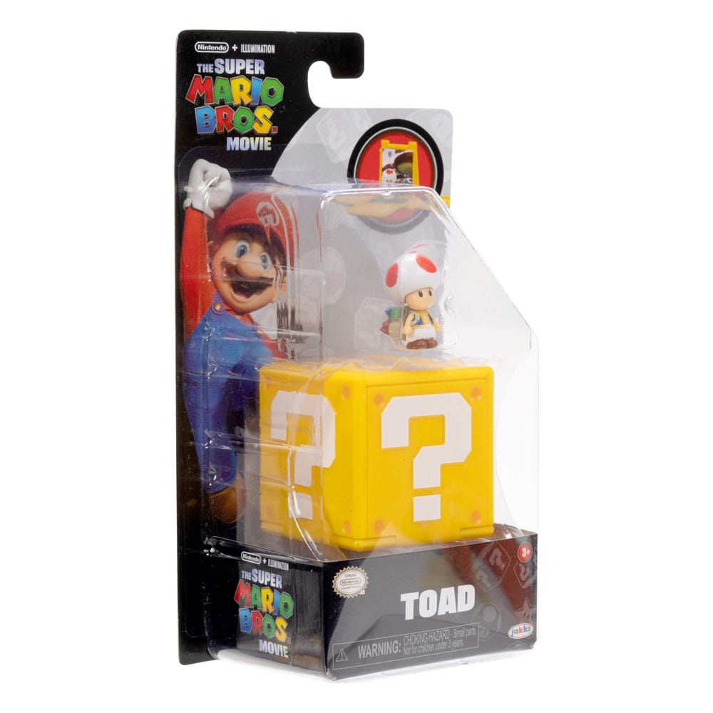 The Super Mario Bros. Movie Mini Figure Toad 3 cm