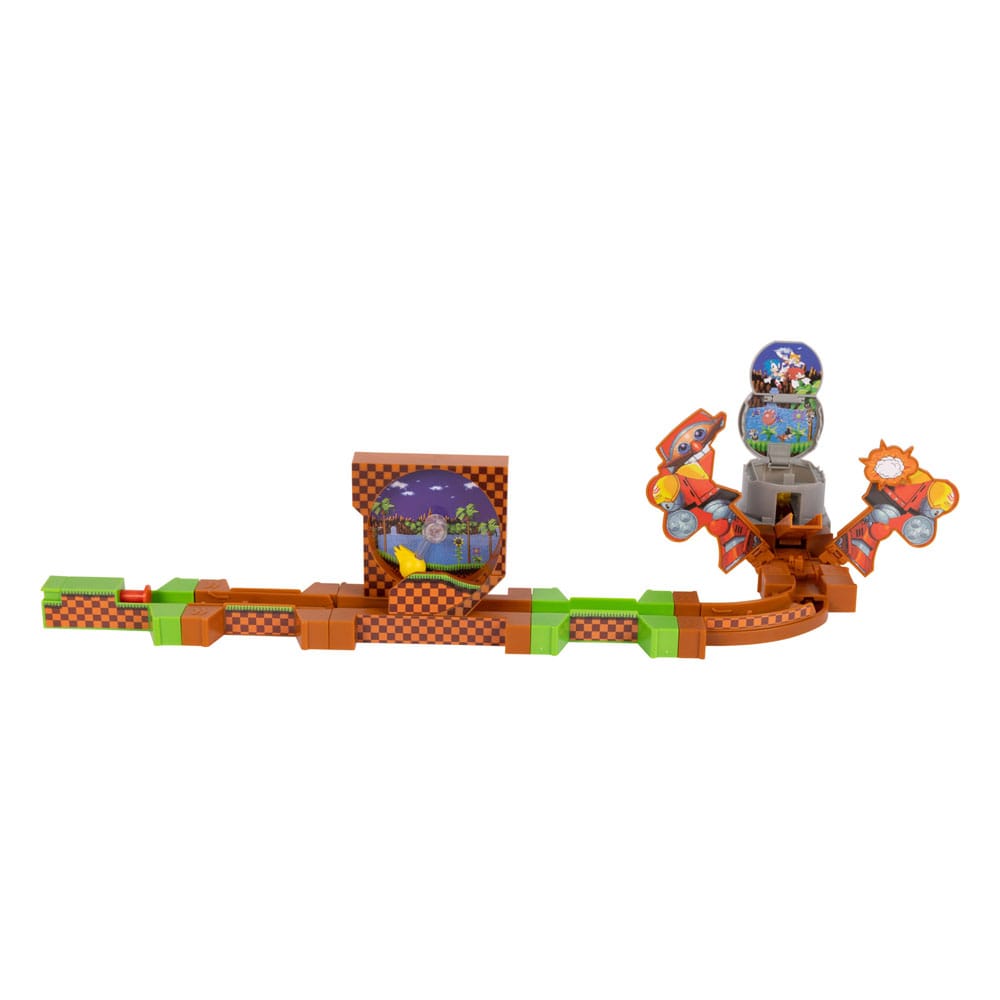 Sonic - The Hedgehog Go Go Racers Mini Figure Playset Launching ramps Deluxe