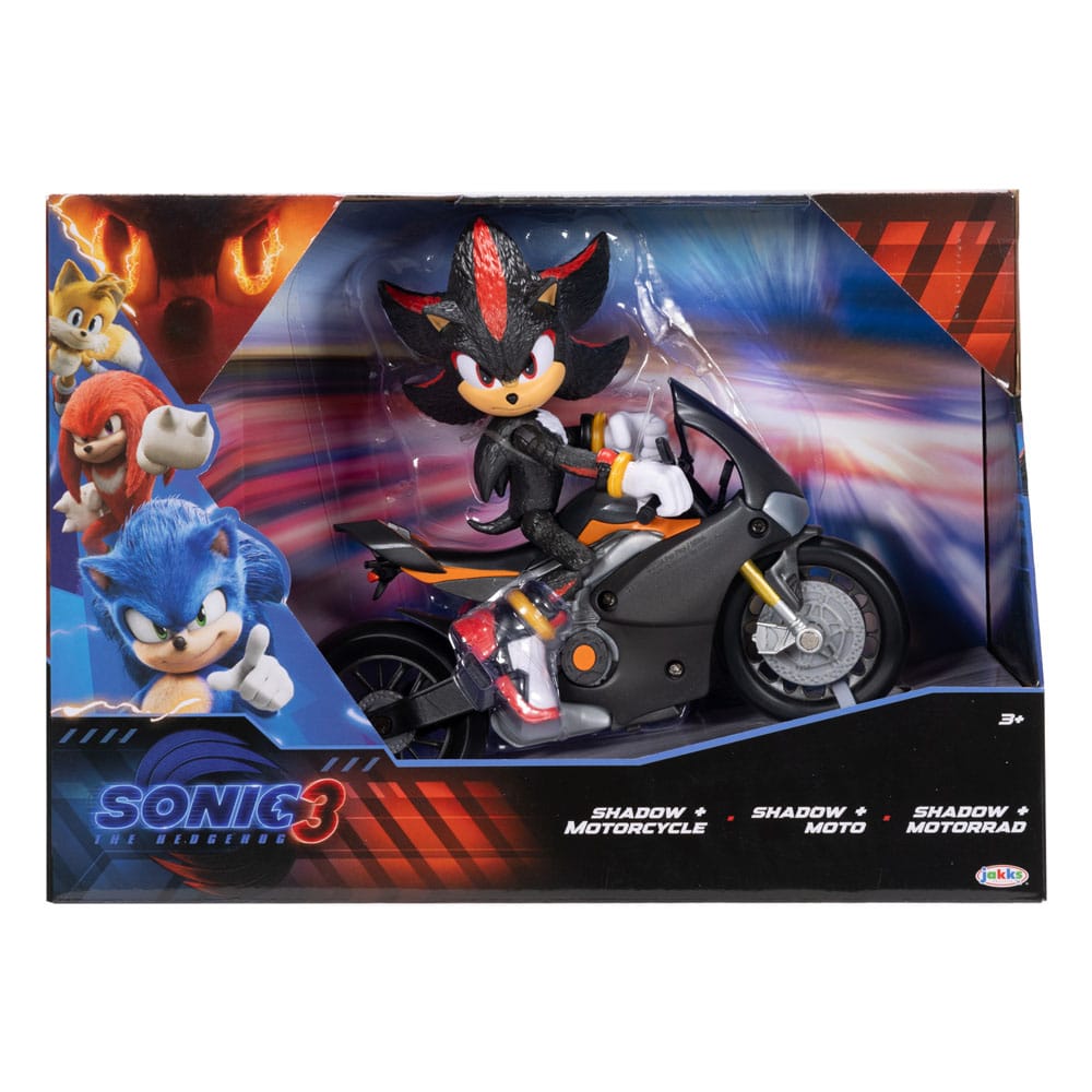 Sonic - The Hedgehog Movie 3 Action Figure with Vehicle 13 cm