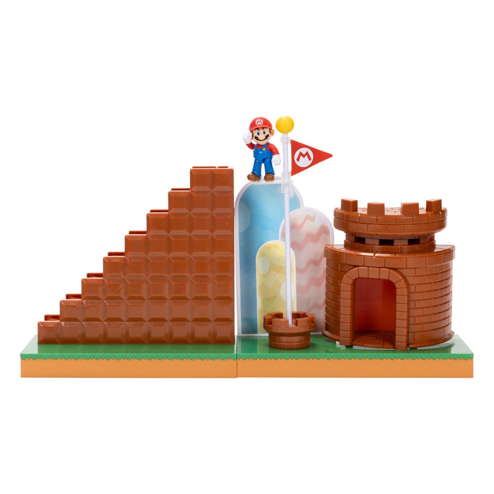 World of Nintendo Super Mario Mini Figure Playset End Level