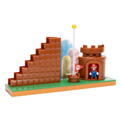 World of Nintendo Super Mario Mini Figure Playset End Level