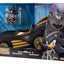 DC x Sonic - The Hedgehog Action Figure with Vehicle Shadow Batman & Batmobile 6 cm