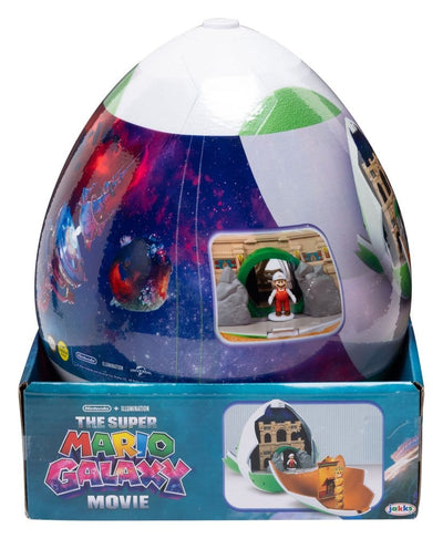The Super Mario Galaxy Movie Playset with 2 Mini Figures Yoshi Egg