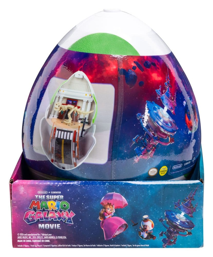 The Super Mario Galaxy Movie Playset with 2 Mini Figures Yoshi Egg