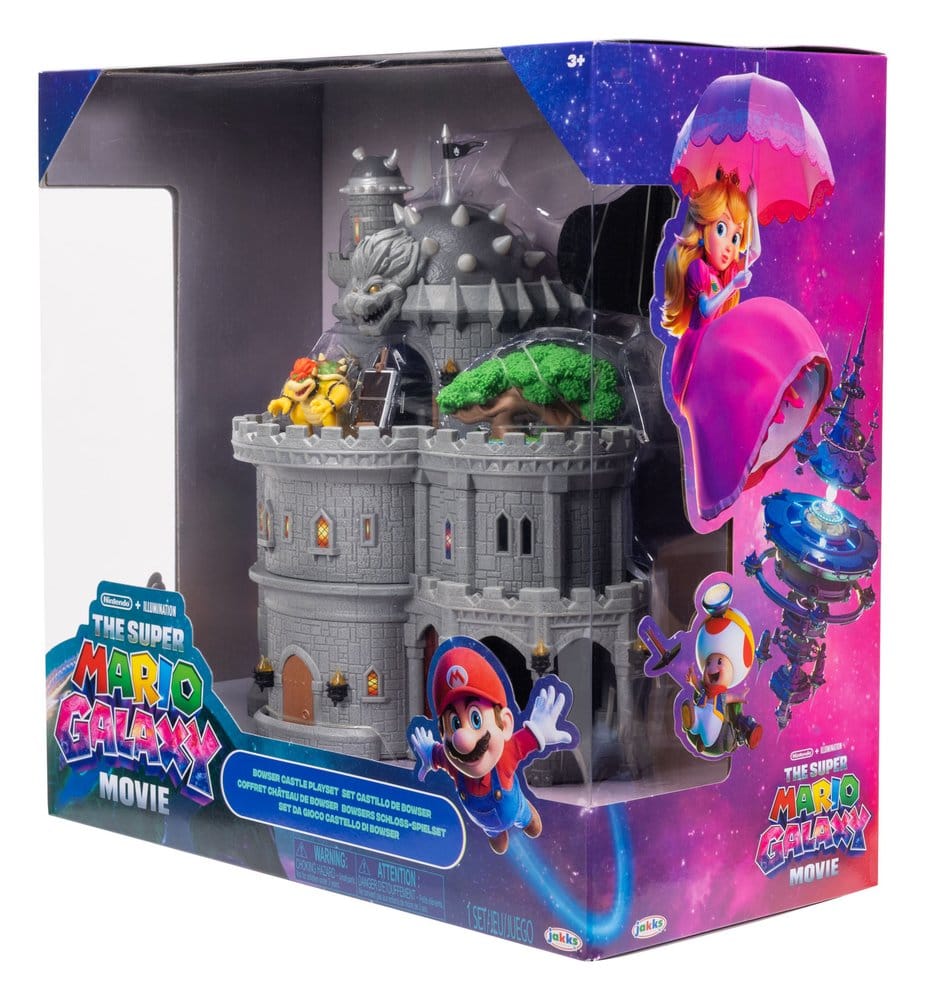 The Super Mario Galaxy Movie Deluxe Playset with 1 Mini Figure Bowser Castle