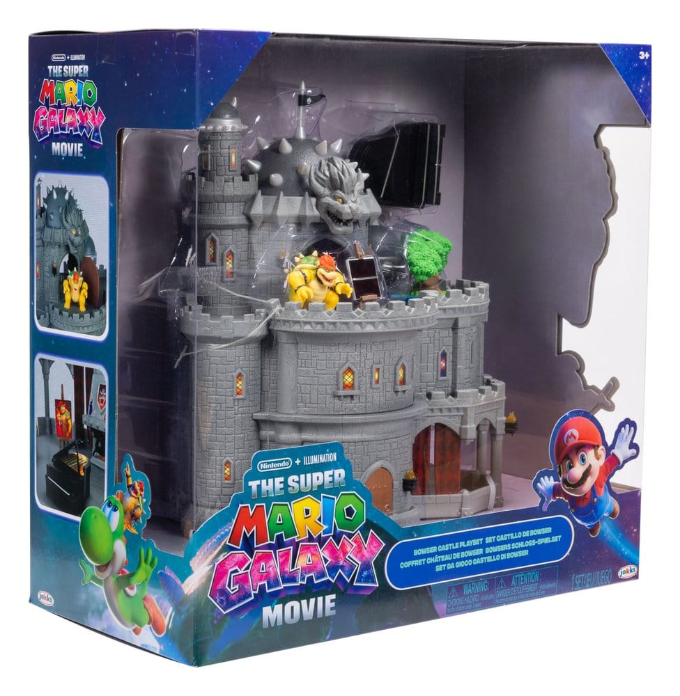 The Super Mario Galaxy Movie Deluxe Playset with 1 Mini Figure Bowser Castle