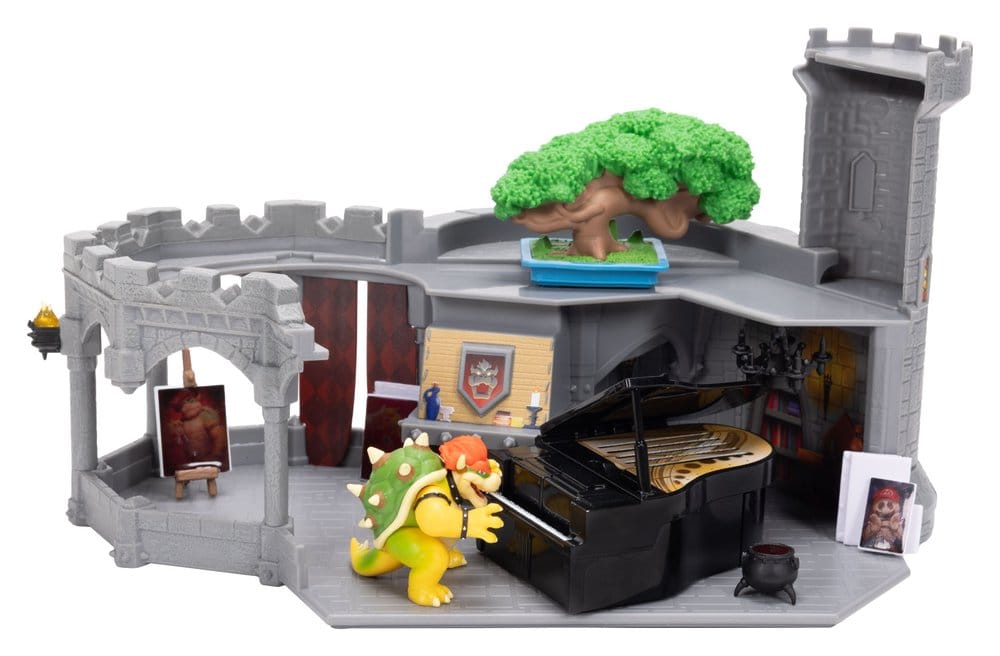 The Super Mario Galaxy Movie Deluxe Playset with 1 Mini Figure Bowser Castle