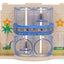 The Super Mario Galaxy Movie Diorama with 2 Mini Figures Gateway Galaxy