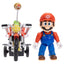 The Super Mario Galaxy Movie Action Figure with Pull Back Motorcycle Mario 6 cm