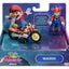 The Super Mario Galaxy Movie Action Figure with Pull Back Motorcycle Mario 6 cm