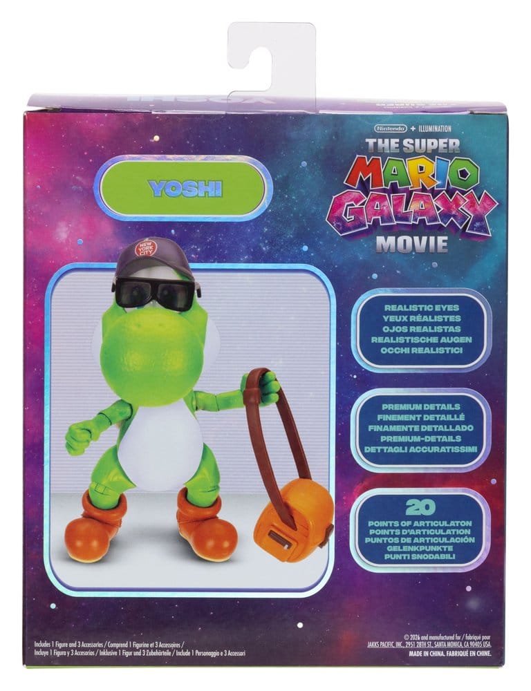 The Super Mario Galaxy Movie Action Figure Yoshi 13 cm