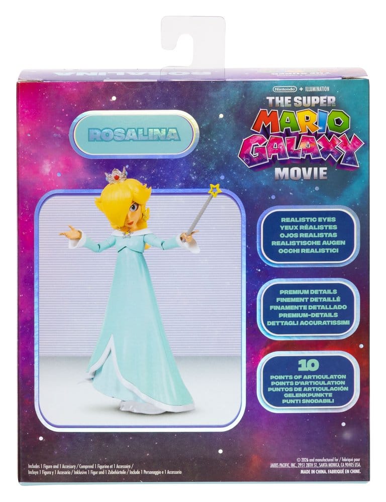 The Super Mario Galaxy Movie Action Figure Rosalina 13 cm