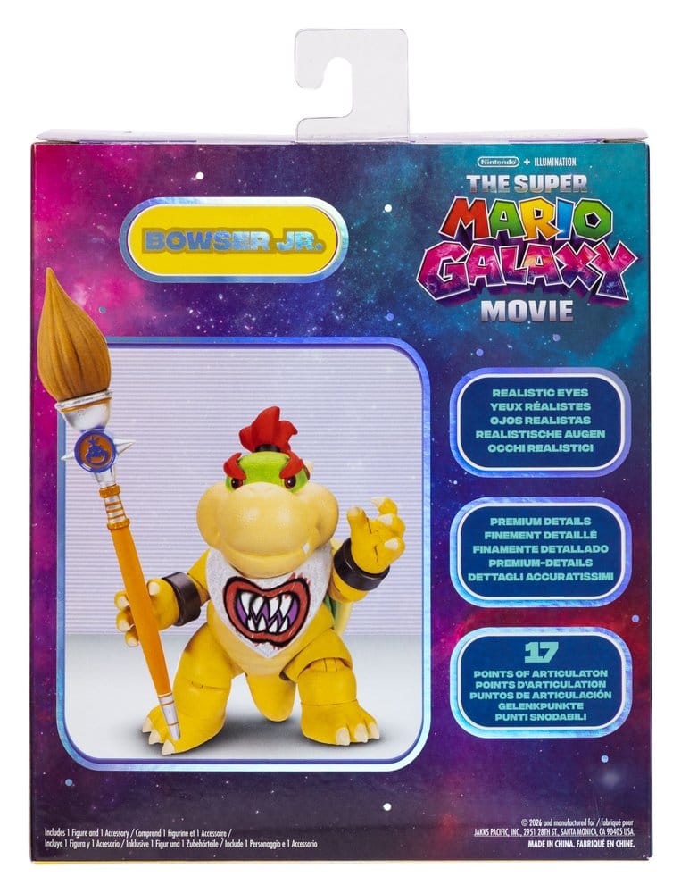 The Super Mario Galaxy Movie Action Figure Bowser Jr. 13 cm