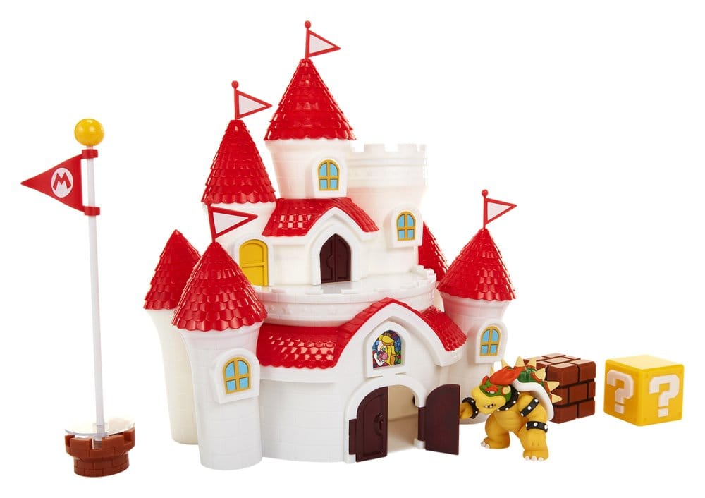 World of Nintendo Playset Super Mario Mushroom Kingdom Castle