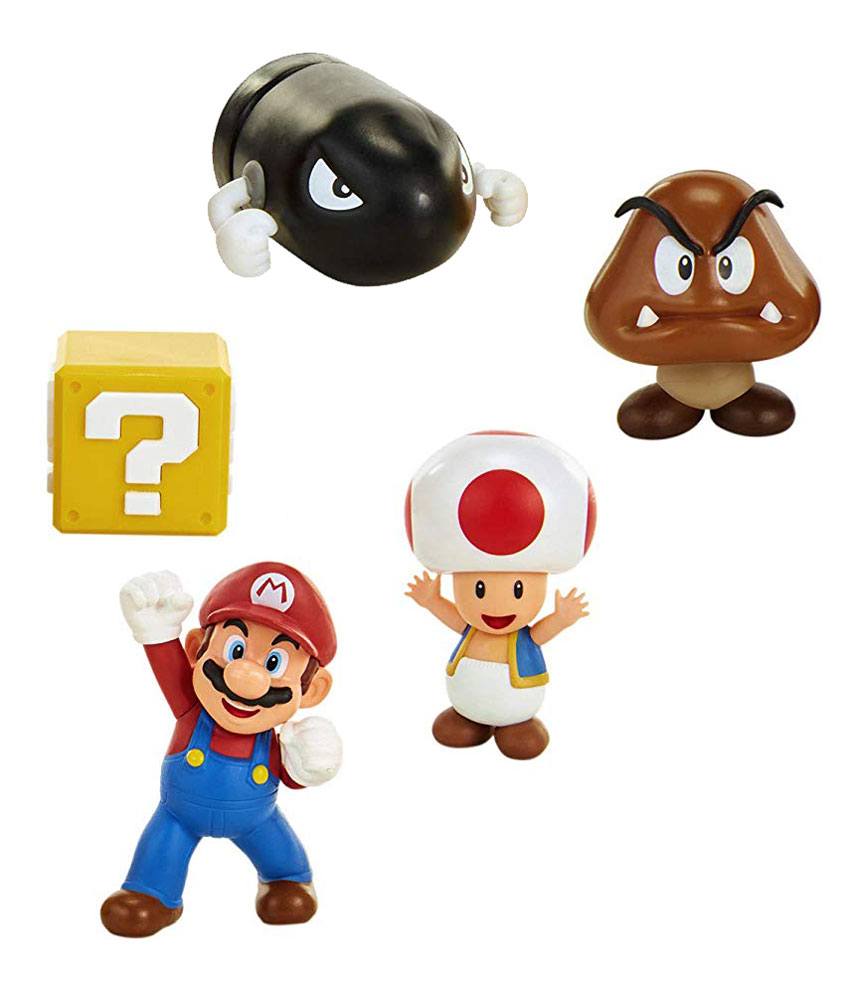 World of Nintendo Mini Figure 5-Pack New Super Mario Bros. U Acorn Plains 6 cm